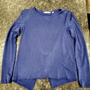 Athleta Split Back Long Sleeve Workout Shirt